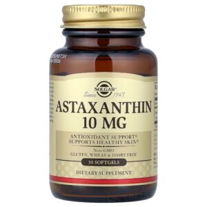 Solgar - Astaxantina 10 mg 30 Cápsulas Softgel