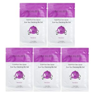 46-30.jpg Idealove - Superfood Skin Savior Acai You Checking Me Out 5 Máscaras Faciais de Beleza 20 ml Cada