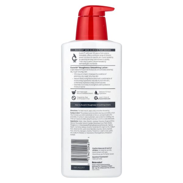 Eucerin - Loção Calmante para Pele Áspera Pele Muito Seca Áspera e Irregular Sem Perfume 500 ml