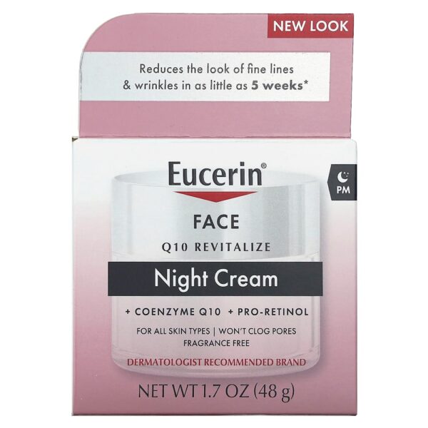 Eucerin - Rosto Revitalização Q10 Creme Noturno Sem Perfume 48 g (50 ml)