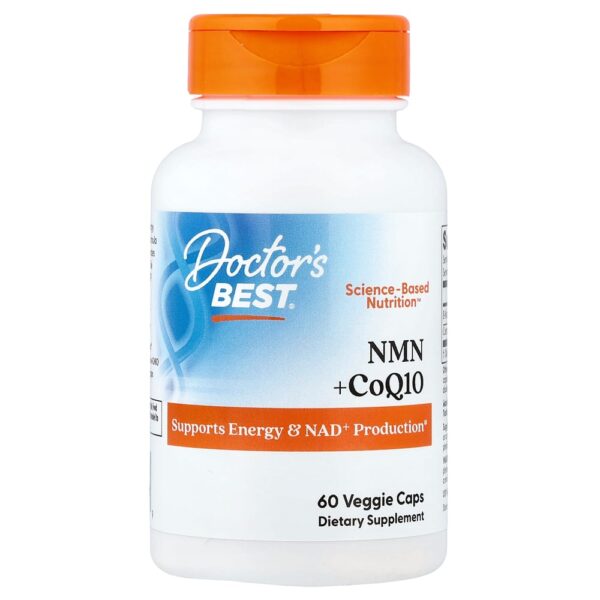 Doctor's Best - NMN + CoQ10 60 Cápsulas Vegetais