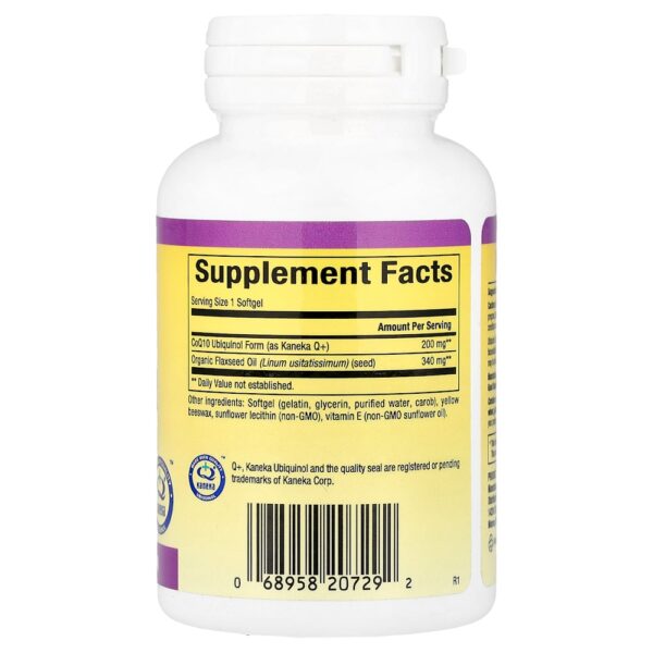 Natural Factors - Ubiquinol 30 Cápsulas Softgel