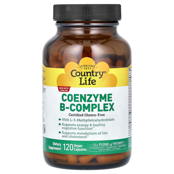 Country Life - CoQ10 Vegana 100 mg 60 Cápsulas Softgel Veganas
