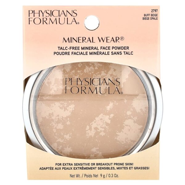 Physicians Formula - Mineral Wear Pó Facial Mineral sem Talco FPS 16 Bege Bege 2797 9 g