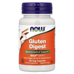NOW Foods - Gluten Digest 60 Cápsulas Vegetais