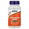 NOW Foods - Pancreatina 2000 100 Cápsulas (200 mg por Cápsula)