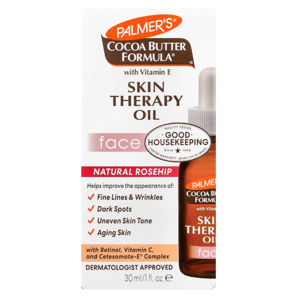 Palmer's - Cocoa Butter Formula com Vitamina E Face Skin Therapy Oil Rosa-Mosqueta Natural 30 ml