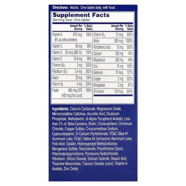 One-A-Day - Men's Pro Edge Multivitamínico Completo com Mais 50 Comprimidos