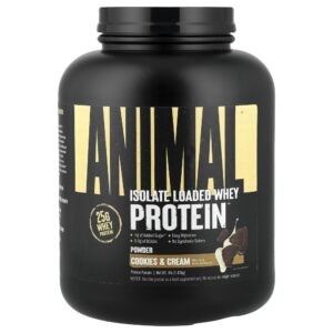 Animal - Isolate Loaded Whey Protein Sabor Cookies e Creme 1,81 kg