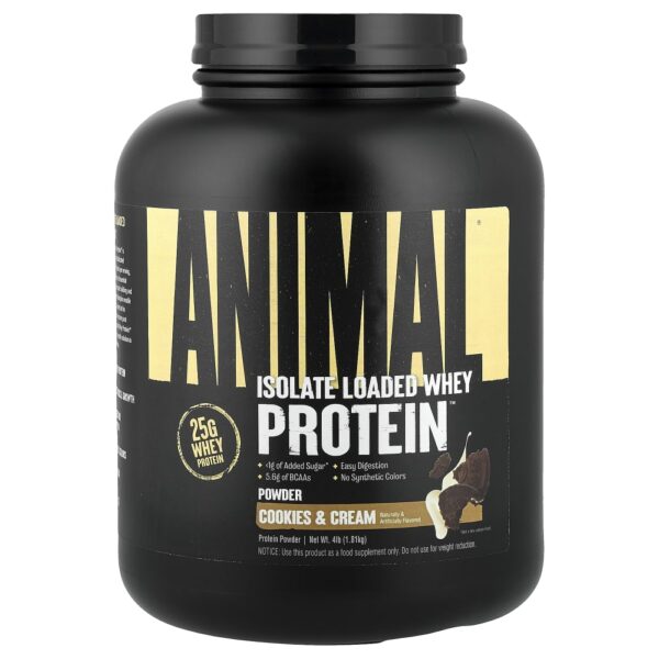 47-89.jpg Animal - Isolate Loaded Whey Protein Sabor Cookies e Creme 1,81 kg