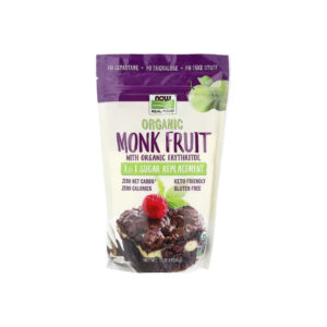Organic Monk Fruit (Fruta-dos-Monges Orgânica) com Eritritol Orgânico 454g - Now Foods