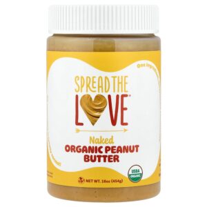 Spread The Love - Manteiga de Amendoim Orgânica Nua 454 g
