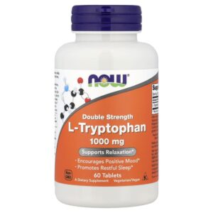 NOW Foods - L-Triptofano 1.000 mg 60 Comprimidos
