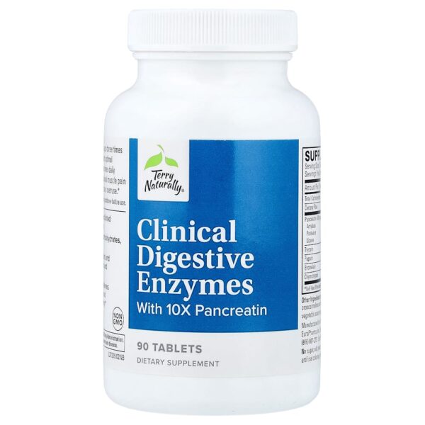 Terry Naturally - Enzimas Digestivas Clínicas 90 Comprimidos