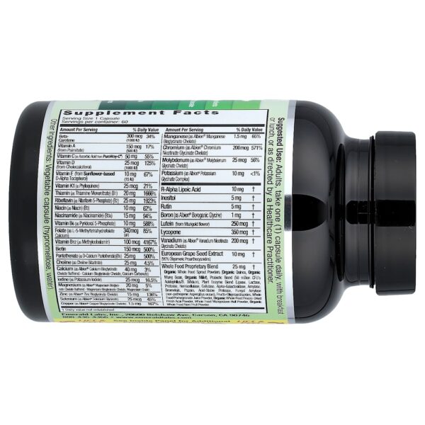 Emerald Laboratories - Multivitamínico 1 Diário Coenzimado para Homens 60 Cápsulas Vegetais