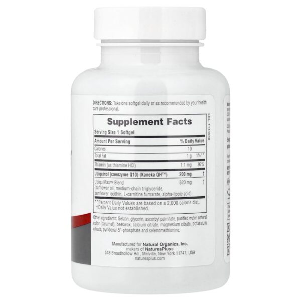 NaturePlus - Beyond CoQ10 Ubiquinol 200 mg 30 Cápsulas Softgel