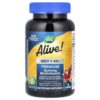 Nature's Way - Alive! Mais de 50 Gomas Premium para Homens Multivitamínico Completo Laranja Uva e Cereja 75 Gomas