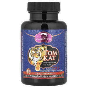 Dragon Herbs - Tom Kat Potente Tônico Jing para Homens 100 Cápsulas