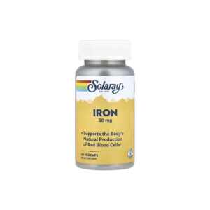 4bffd1278ce74f3d83ef6581f522a5c1-124fkoqspc.jpg Ferro 50mg 60 VegCaps - Solaray