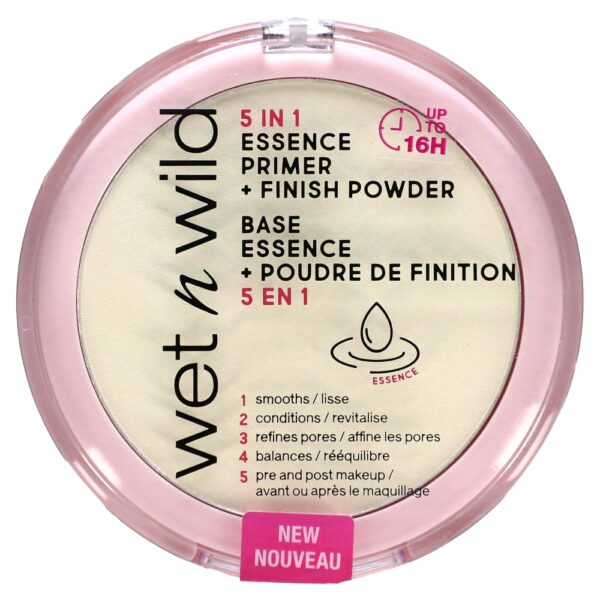 wet n wild - Primer Essencial 5 em 1 + Pó Finalizador 7,5 g