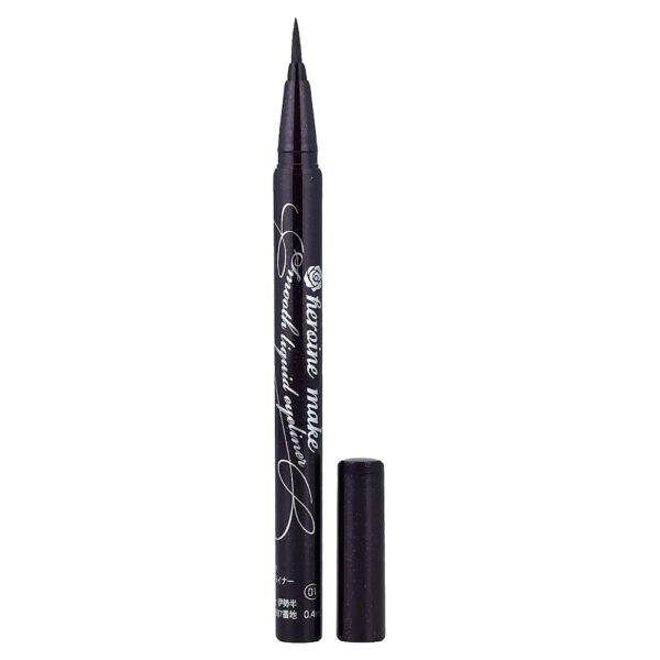 KissMe - Heroine Make Delineador Líquido Smooth Pincel Ultrafino 01 Jet Black 0 ml