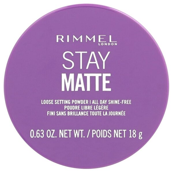 5-51.jpg Rimmel London - Stay Matte Pó Solto 001 Transparente 18 g