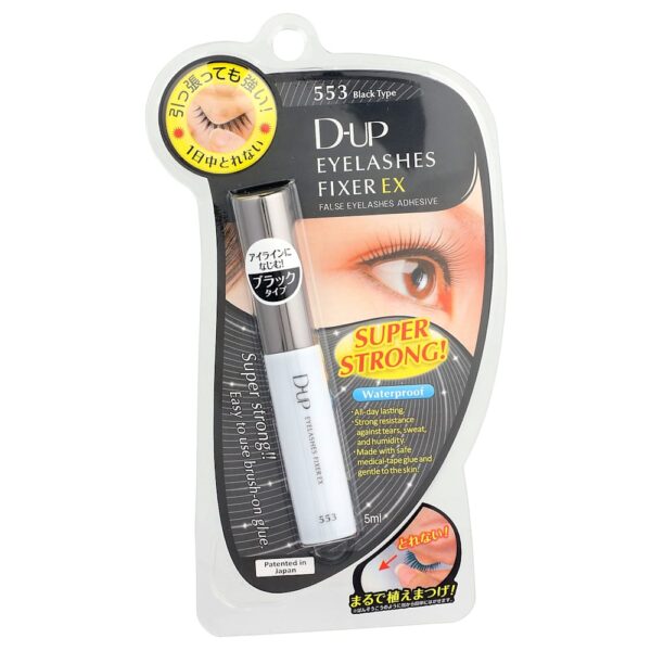 D-UP - Fixador de Cílios EX Adesivo para Cílios Postiços Tipo 553 Preto 5 ml