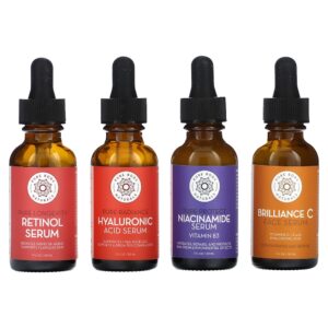 Pure Body Naturals - Conjunto de Sérum Facial Conjunto de 4 Peças 30 ml Cada