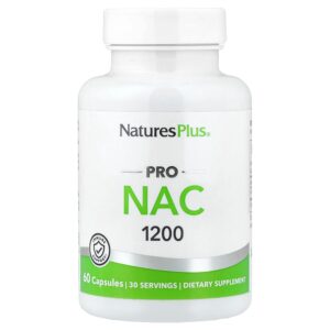 NaturePlus - Pro NAC 1200 60 Cápsulas (600 mg por Cápsula)