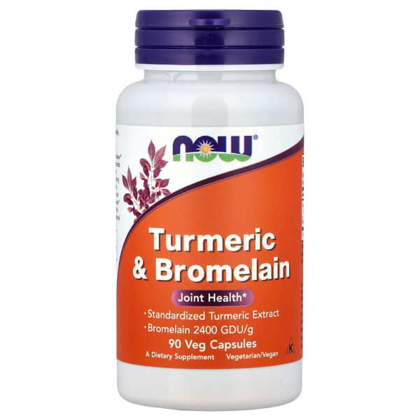 50-40.jpg NOW Foods - Cúrcuma e Bromelina 90 Cápsulas Vegetais