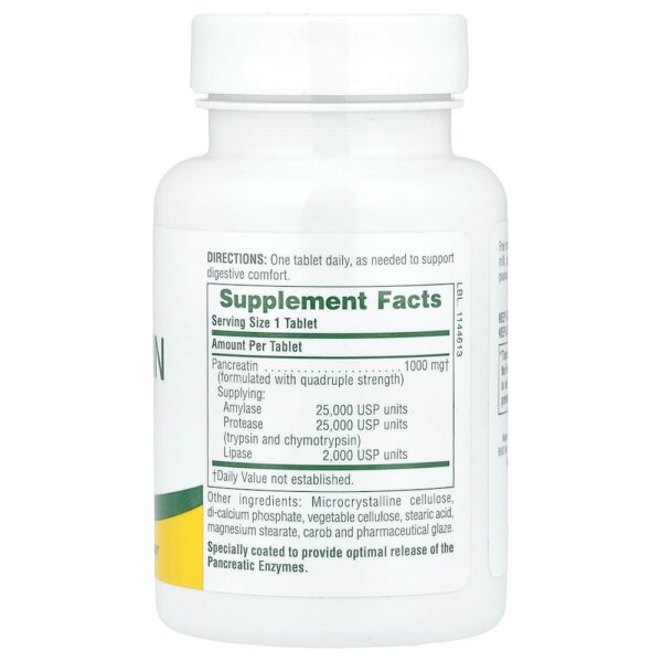 NaturePlus - Pancreatina 1.000 mg 60 Comprimidos