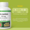 Natural Factors - Bromelaína 500 mg 180 Cápsulas