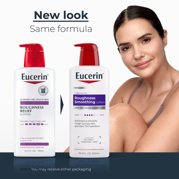 Eucerin - Loção Calmante para Pele Áspera Pele Muito Seca Áspera e Irregular Sem Perfume 500 ml