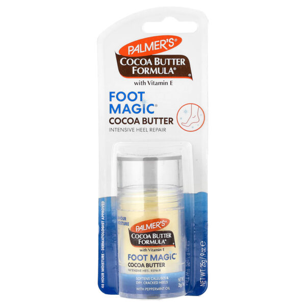 Palmer's - Cocoa Butter Formula com Vitamina E Foot Magic Reparador Intensivo para Calcanhares 25 g