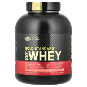 Optimum Nutrition - Gold Standard 100% Whey Morangos e Creme 2,26 kg