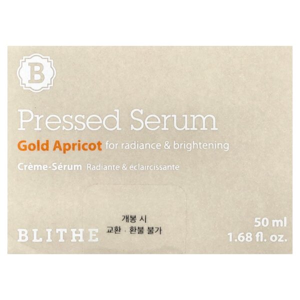 Blithe - Sérum Prensado Damasco Dourado 50 ml