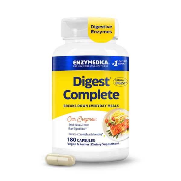 51-48.jpg Enzymedica - Digestão Fórmula Enzimática Completa 180 Cápsulas