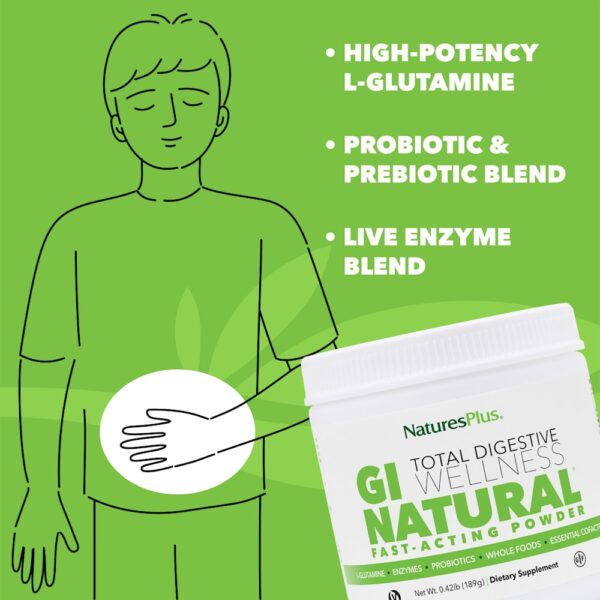 NaturePlus - GI Natural em Pó de Ação Rápida 174 g (172 g)