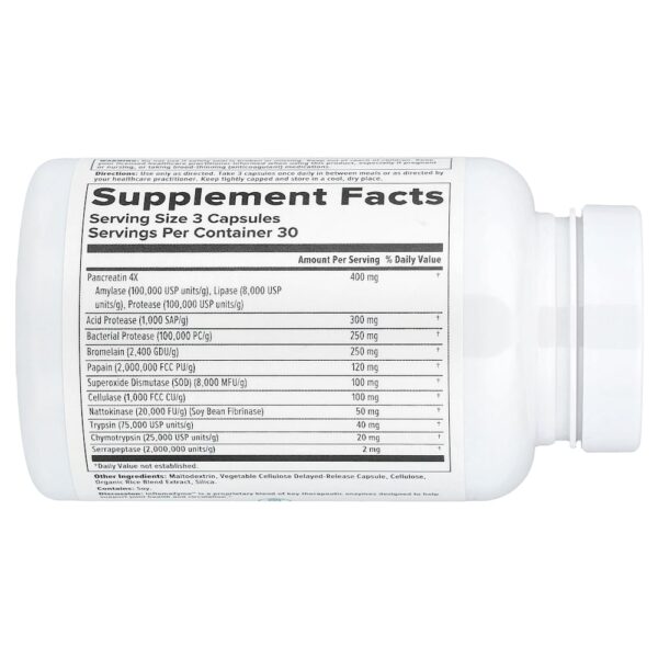 Nutra BioGenesis - InflamaZyme 90 Cápsulas
