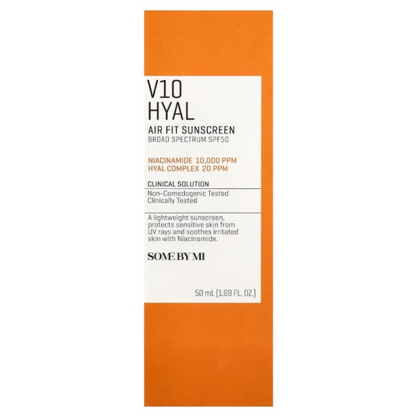 SOME BY MI - V10 Hyal Air Fit Protetor Solar FPS 50 50 ml