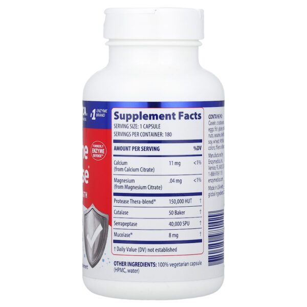 Enzymedica - Immune Defense Potência Regular 180 Cápsulas