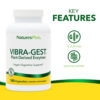 NaturePlus - Vibra-Gest Enzimas de Origem Vegetal 180 Cápsulas