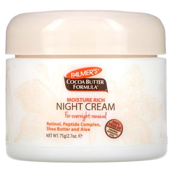 Palmer's - Cocoa Butter Formula com Vitamina E Creme Noturno Intenso de Hidratação 75 g