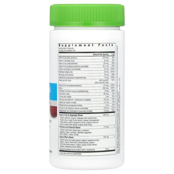 Rainbow Light - Multivitamínico Certificado para Homens 120 Cápsulas