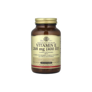 52aac9e0a80c4e03b2ee77bb3bf279a6-m96ypx92ah.jpg Vitamina E de Origem Natural d-Alfa-Tocoferol 268mg 100 Softgels - Solgar
