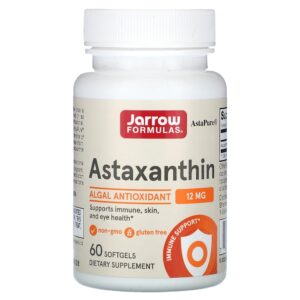 Jarrow Formulas - Astaxantina 12 mg 60 Cápsulas Softgel