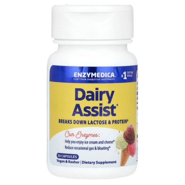 53-35.jpg Enzymedica - DairyAssist 30 Cápsulas