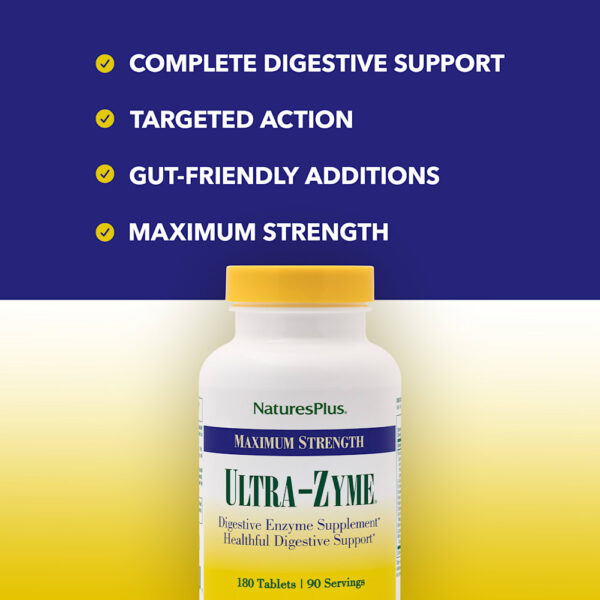 NaturePlus - Ultra-Zyme 180 Comprimidos