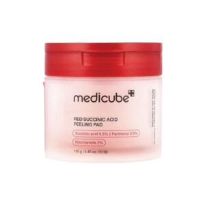Discos Tônicos Esfoliantes de Ácido Sucínico Red Succinic Acid Peeling Pad 70 Discos - Medicube