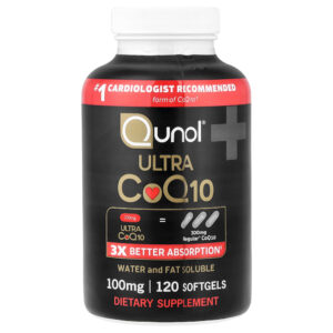 Qunol - Ultra CoQ10 100 mg 120 Cápsulas Softgel